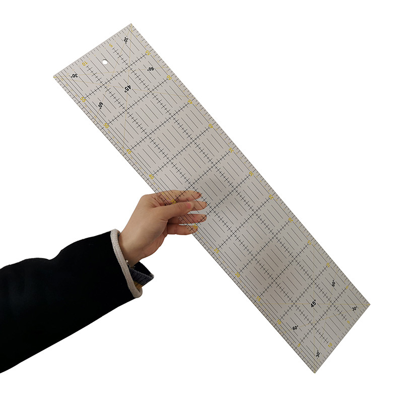 Ruler Set Transparent - 1 stks 60x15x0.3 cm Acryl Patchwork
