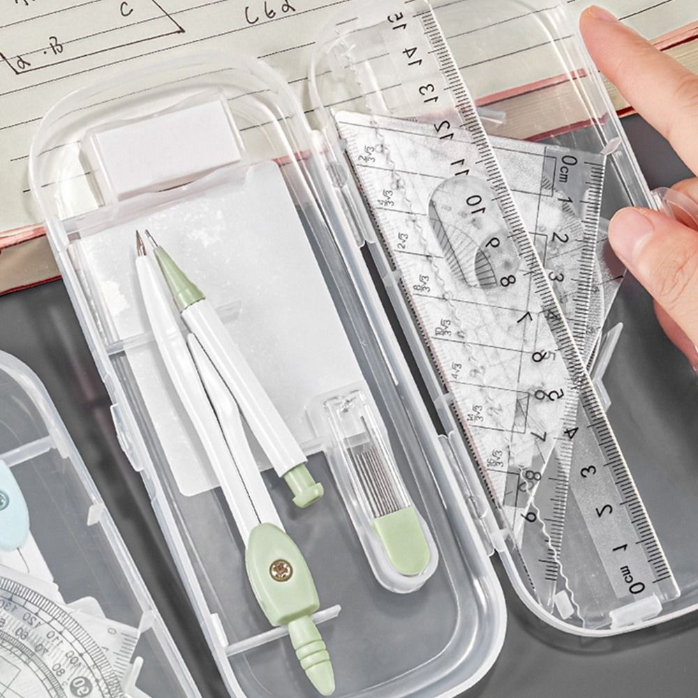 8-delige set hoogwaardige plas - Ruler Set Transparent recensie en prijs