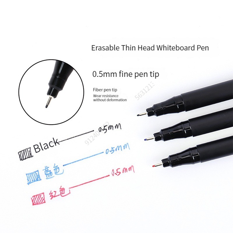 1/3PCS 0.5mm Droog Wissen Art  - Whiteboard Marker Set recensie en prijs