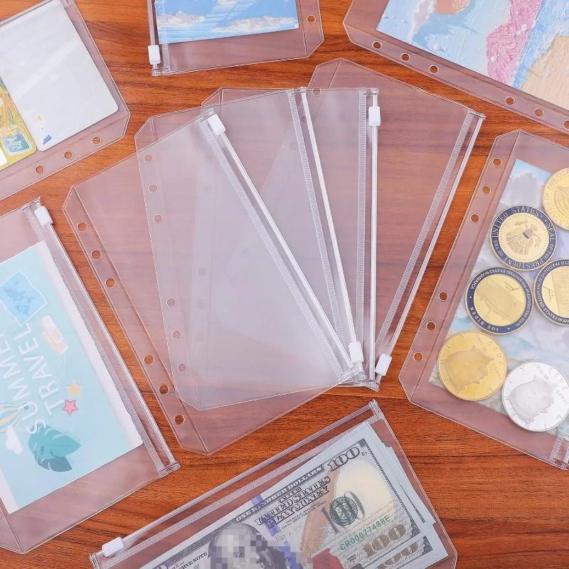 10PCS PVC Bindmiddel Pocket Ca - Portfolio Folder Zip recensie en prijs