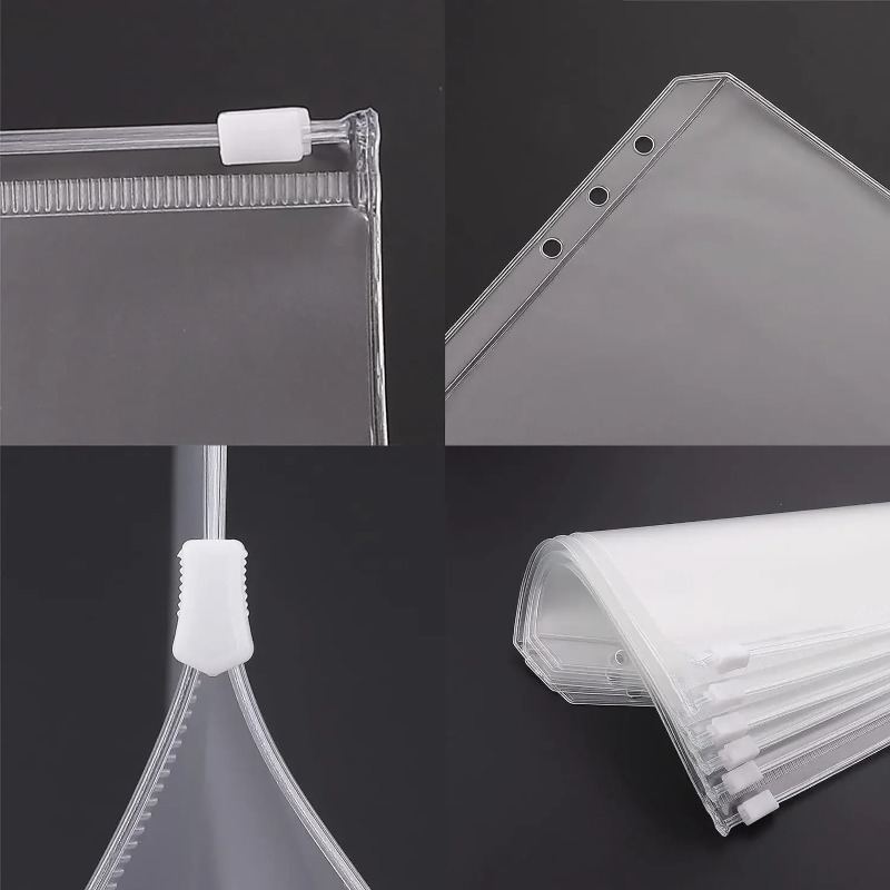 10PCS PVC Bindmiddel Pocket Ca - Portfolio Folder Zip recensie en prijs