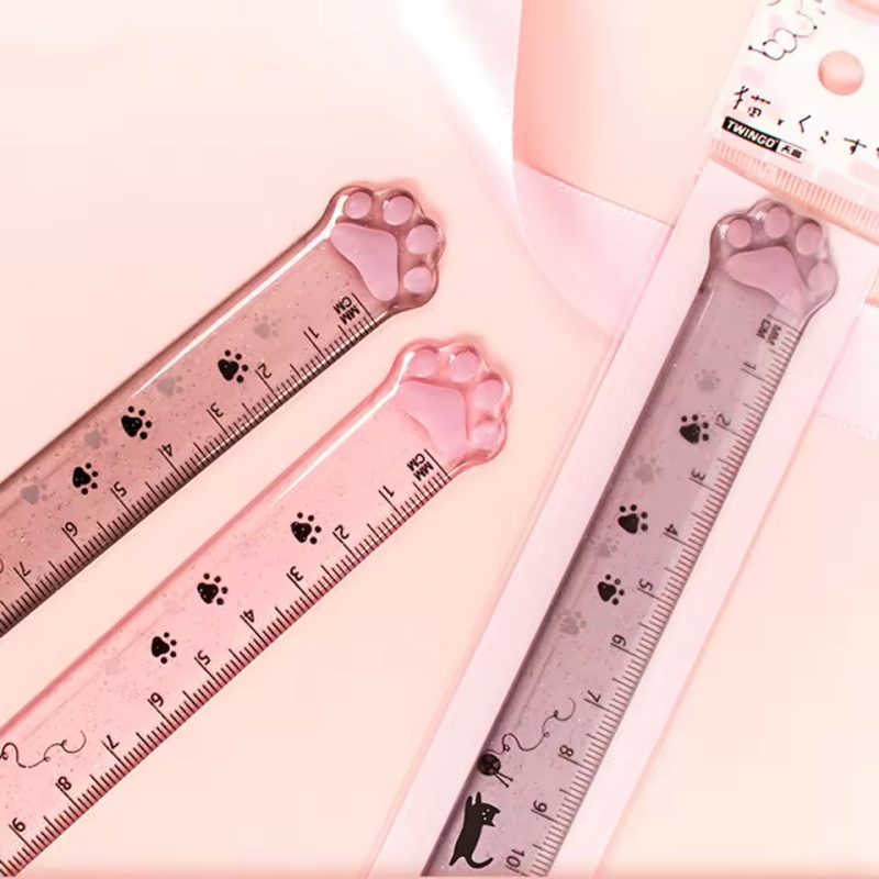 1 stuks Cat Paw Design-liniaal - Ruler Set Transparent recensie en prijs