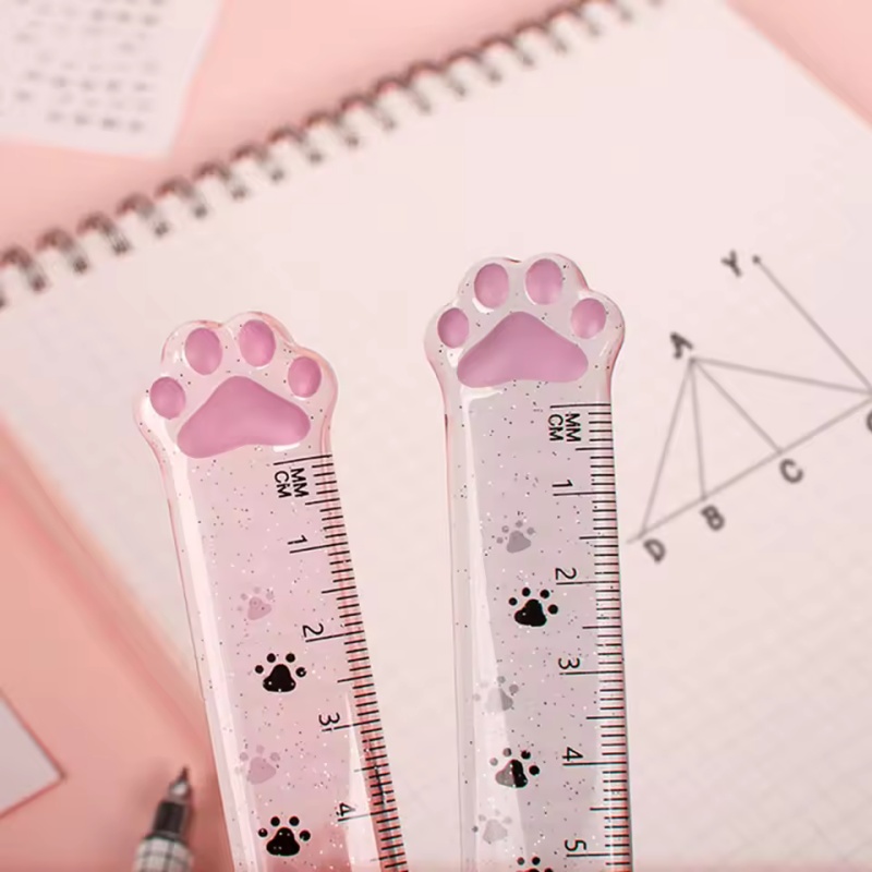 1 stuks Cat Paw Design-liniaal - Ruler Set Transparent recensie en prijs
