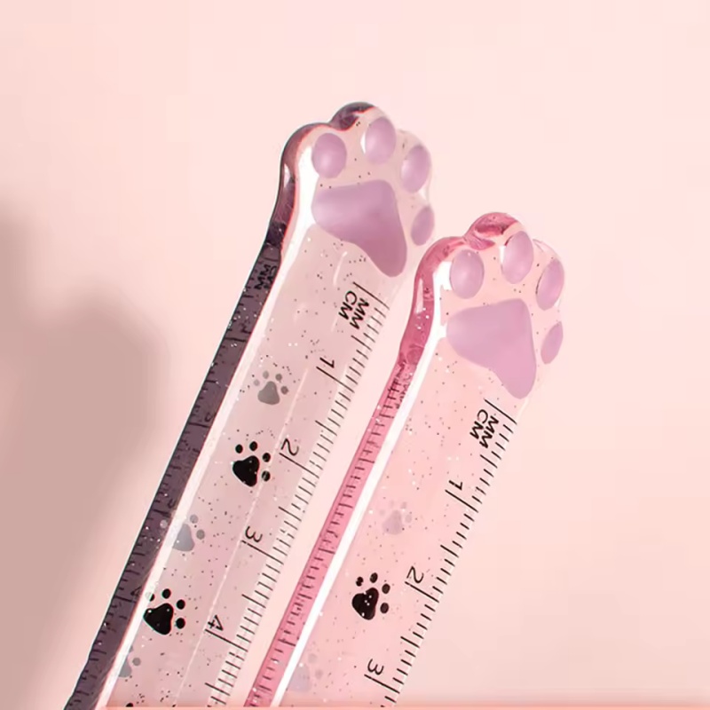 1 stuks Cat Paw Design-liniaal - Ruler Set Transparent recensie en prijs