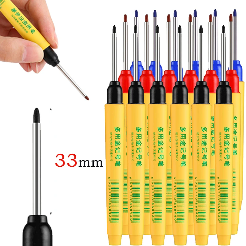 6 stks/set 33mm Rood/Blauw/Zwa - Whiteboard Marker Set recensie en prijs