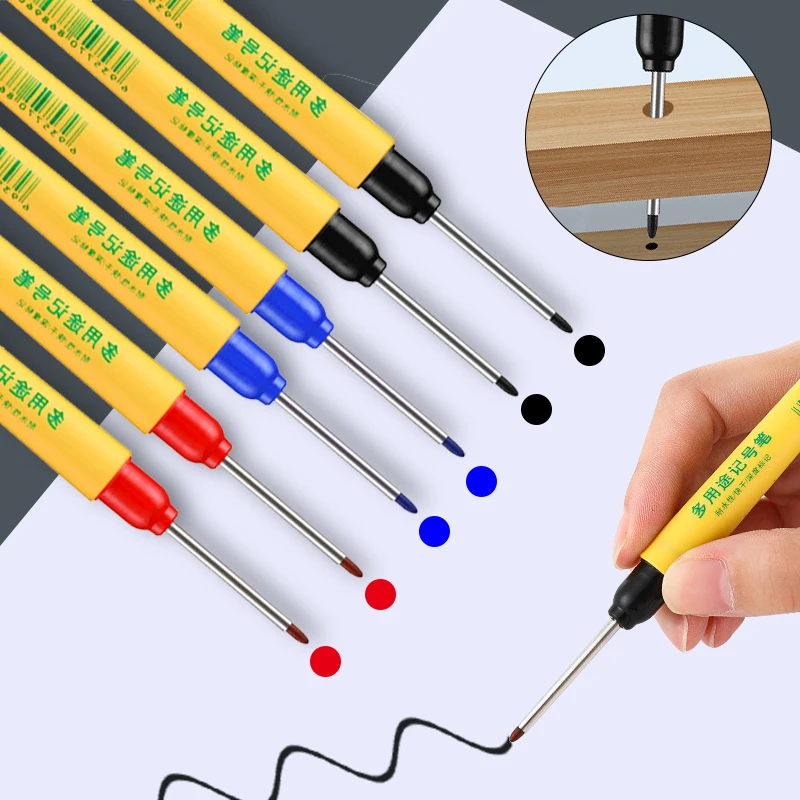 6 stks/set 33mm Rood/Blauw/Zwa - Whiteboard Marker Set recensie en prijs