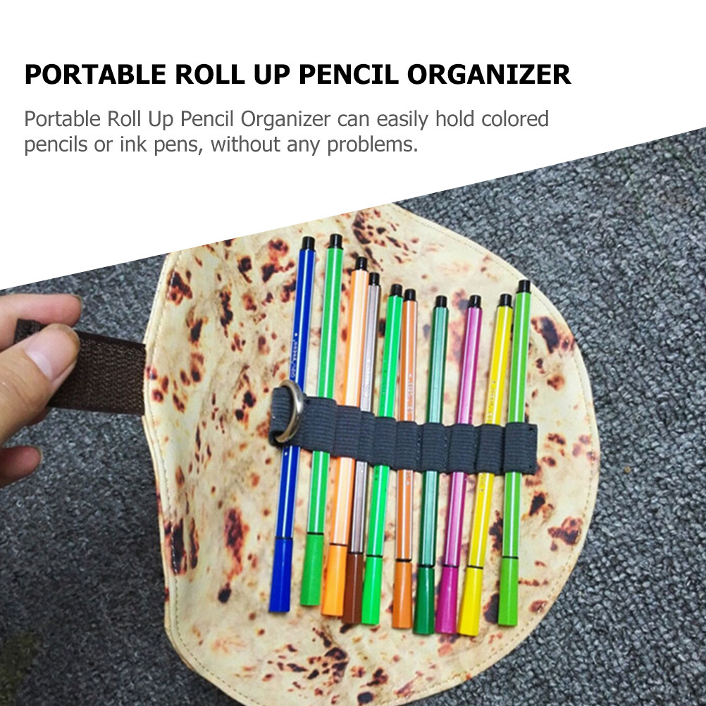 2 stuks canvas etui met tortil - Pen Pouch Roll recensie en prijs