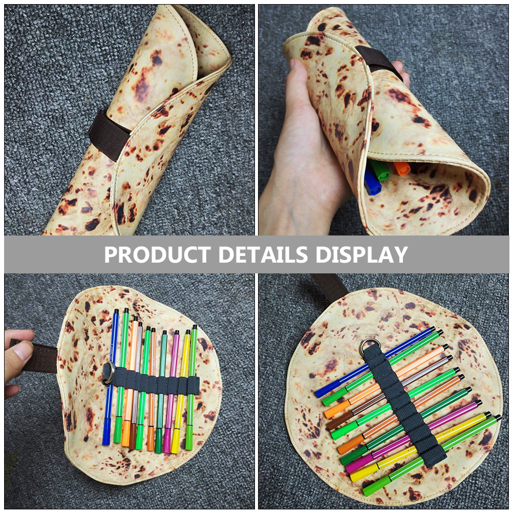 2 stuks canvas etui met tortil - Pen Pouch Roll recensie en prijs