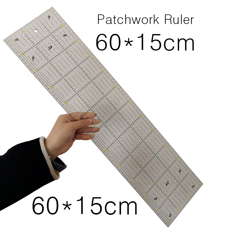 1 stks 60x15x0.3 cm Acryl Patc - Ruler Set Transparent recensie en prijs