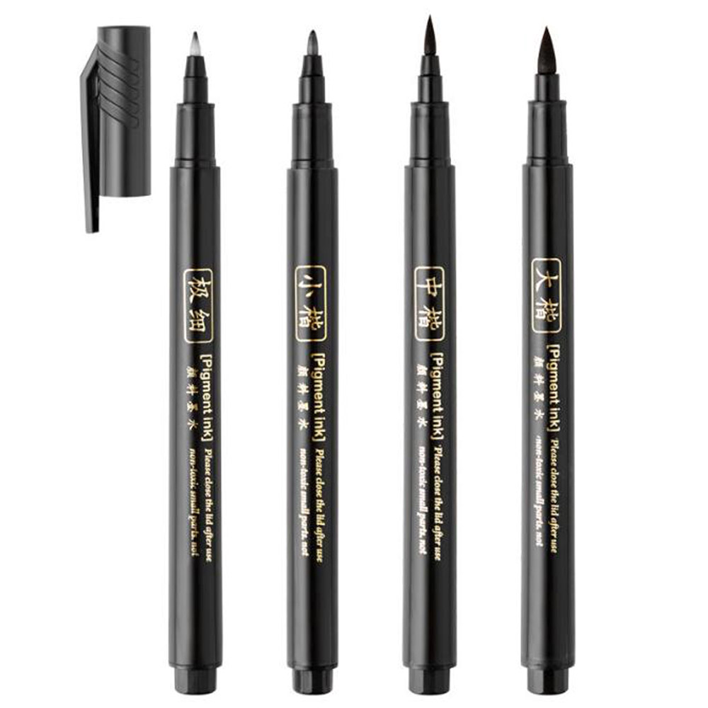 4 st Brush Pen Kalligrafie Pen - Stationery Supplier recensie en prijs