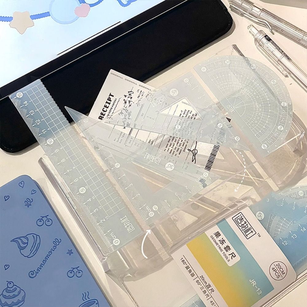4 stks/set Multifunctionele 15 - Ruler Set Transparent recensie en prijs