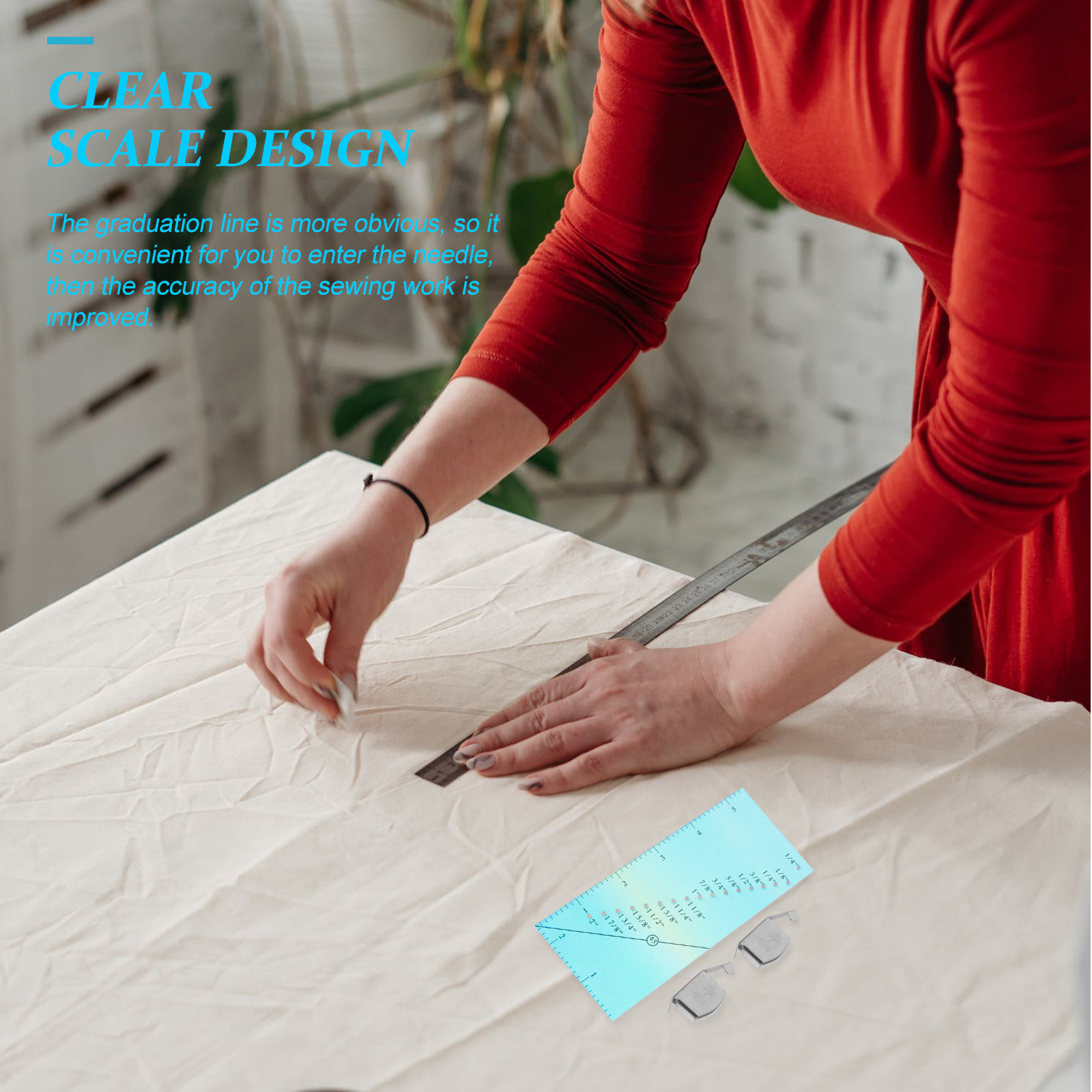 1 set naadplastic DIY patchwor - Ruler Set Transparent recensie en prijs