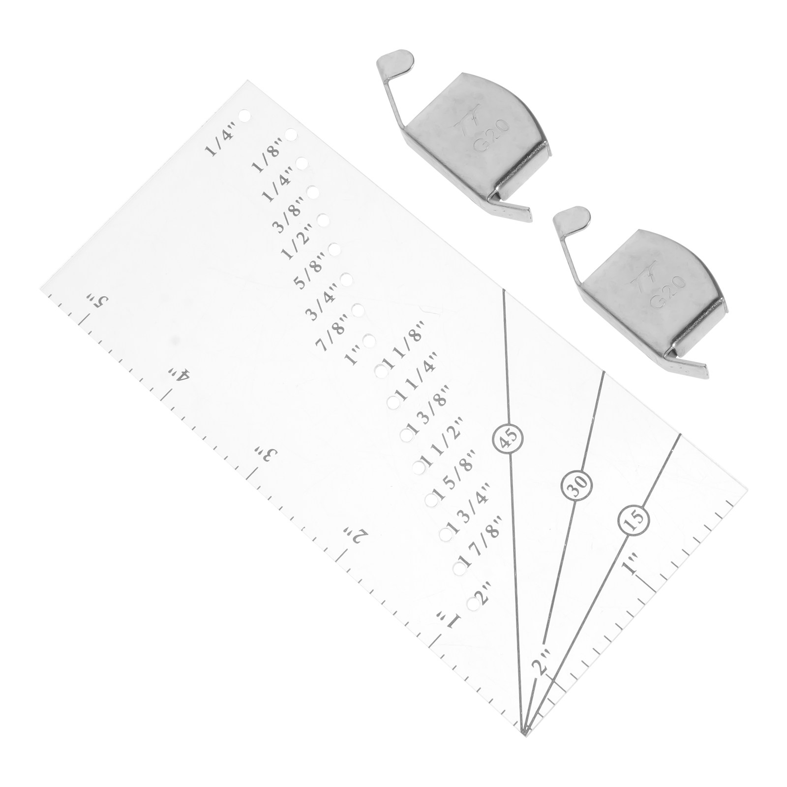 1 set naadplastic DIY patchwor - Ruler Set Transparent recensie en prijs